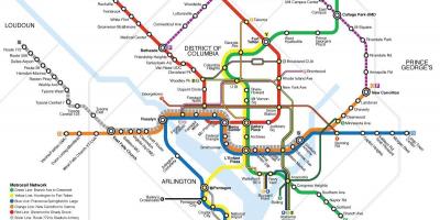 ვაშინგტონი საზოგადოებრივი ტრანსპორტის რუკა