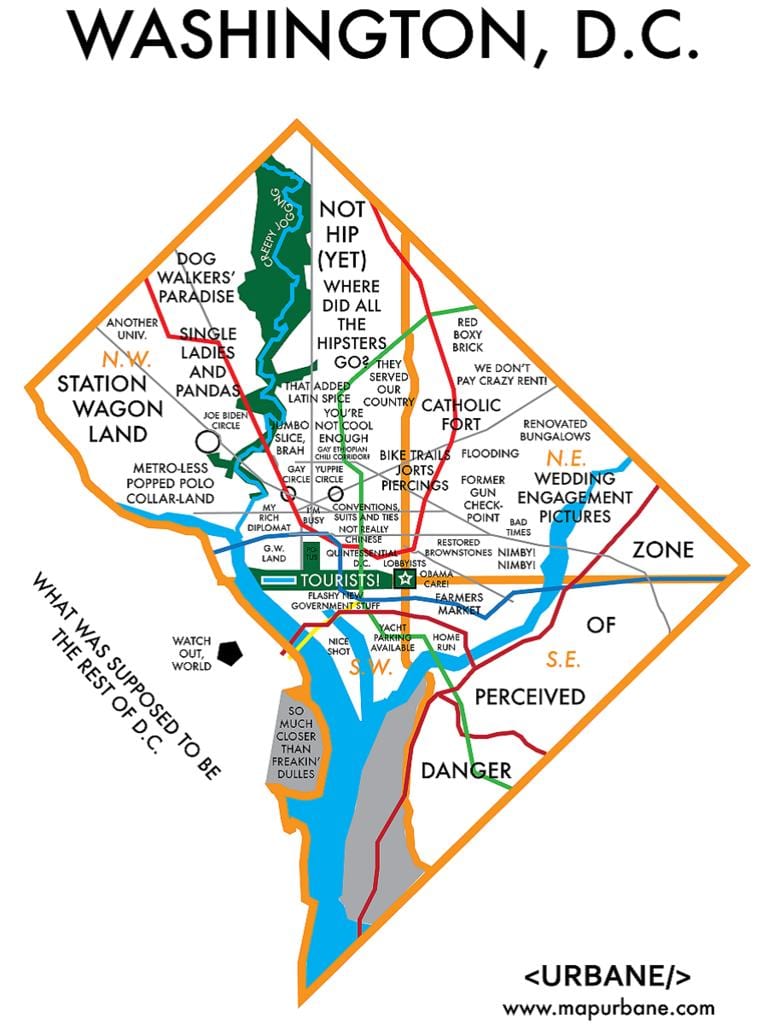რუკა მაღაზია washington dc
