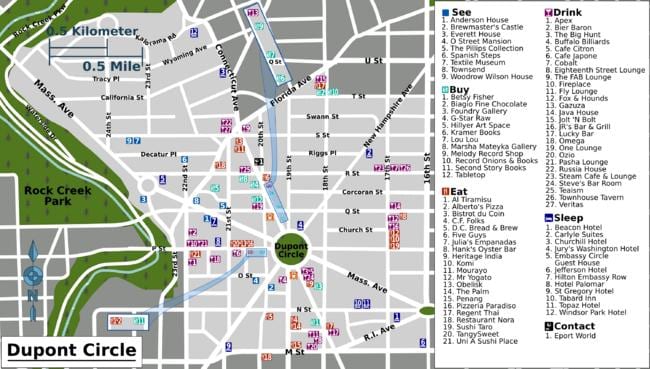 dupont circle dc რუკა