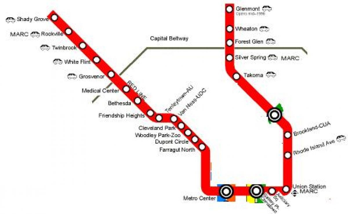 ვაშინგტონი წითელი ხაზი რუკა