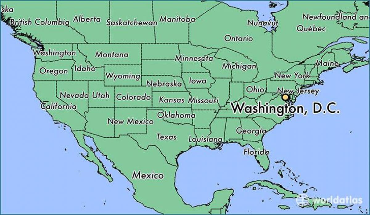 dc რუკა აშშ
