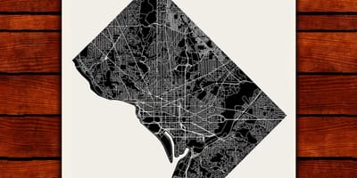 Dc რუკა ბეჭდვა