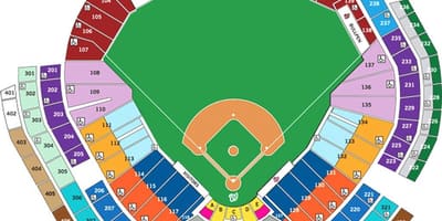 ვაშინგტონი ნაციონალები ballpark რუკა