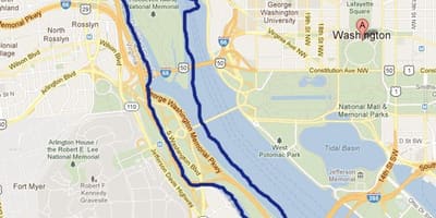 რუკა პოტომაკის მდინარის washington dc