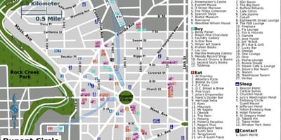 Dupont circle dc რუკა