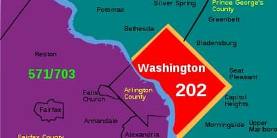 Dc საფოსტო კოდი რუკა სამეზობლოში