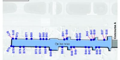 რუკა dulles ტერმინალი b